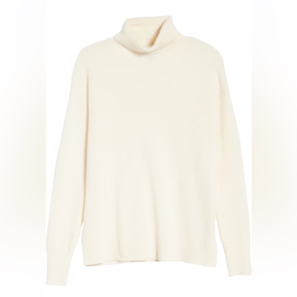Halogen Cashmere turtleneck sweater